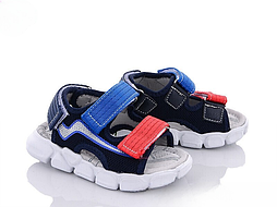 Дитячі літні сандалі в синьому кольорі для хлопчика