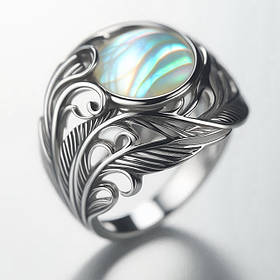 Перламутр каблучки