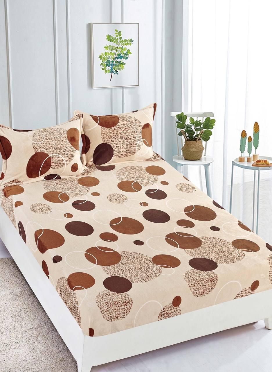 Наматрацник велюровий 180*200 см з наволочками 50*70 см, фото 1