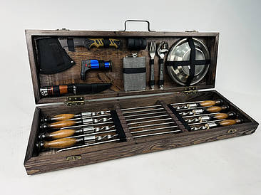 Набір шампурів в кейсі ПІКНІК