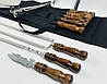 Набір шампурів в чохлі ПРИКЛАД-2, подарунковий набір, фото 8