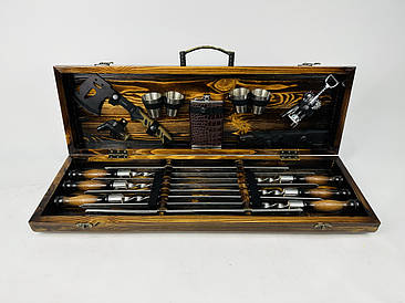 Набір шампурів в кейсі ФЕНІКС