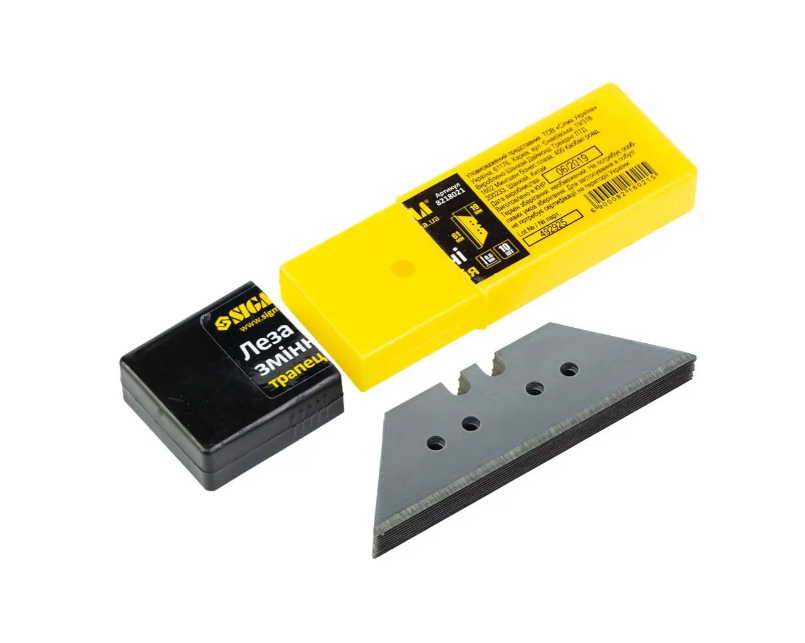 Лезо на фаскознісач 61×19×0.6мм з отворами SIGMA (10шт в наборі), фото 1