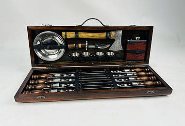 Набір шампурів в кейсі ВЕНГЕ