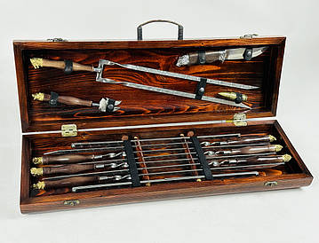 Набір шампурів в кейсі САФАРІ-2