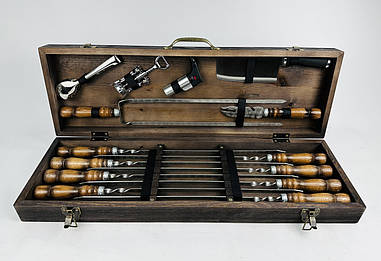 Набір шампурів в кейсі ТРОФЕЙ КЛАССІК