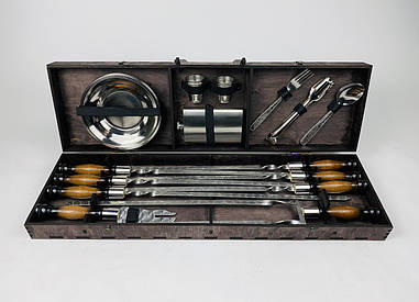 Набір шампурів у кейсі "Вуд на 34 предметів"