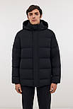 Короткий чоловічий пуховик Baon B5223509-200 чорний S, фото 3
