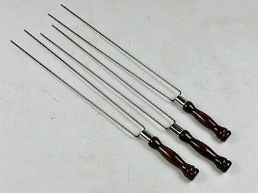 Шампур для грибів та овочів ВЕНГЕ, з деревяною ручкою