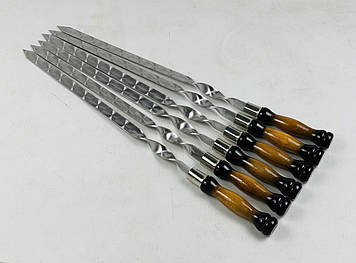 Шампура для люля-кеба ПРЕМІУМ, з нержавіючої сталі, фото 2