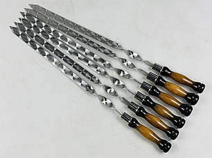 Шампура для люля-кеба ПРЕМІУМ, з нержавіючої сталі, фото 3