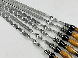 Шампура для люля-кеба ПРЕМІУМ, з нержавіючої сталі, фото 4