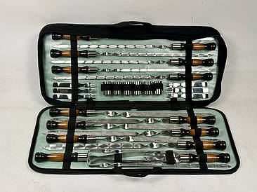 Набір шампурів для м'яса та для люля-кебаб Преміум