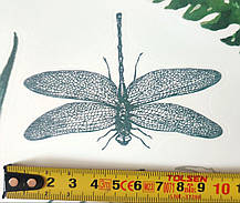 Вінілові наклейки Великі зелене листя папороті (лист 60 х 90 см) Б79-15 ZDB2334, фото 5