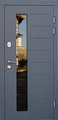 Вхідні вуличні двері "Портала" серія Тріо ТЕРМО RAL ― модель Кефалонія (Три контури з терморозривом)