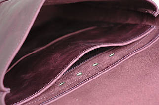 Жіночий рюкзак Амстердам з натуральної шкіри колір Бордо, фото 4