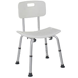 Розбірний стілець для ванної та душу зі спинкою ACSS00
