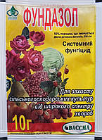 Фундазол 10 г ефективний фунгіцид і протруйник із системною дією
