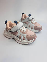 Кросівки для дівчинки Clibee 398-2 pink рожеві р.27-32