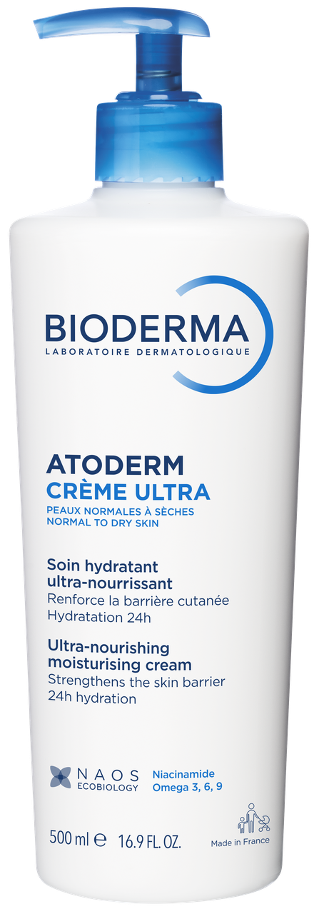 Біодерма Атодерм крем для сухої шкіри Ультра Bioderma Atoderm Creme ultra 500 мл