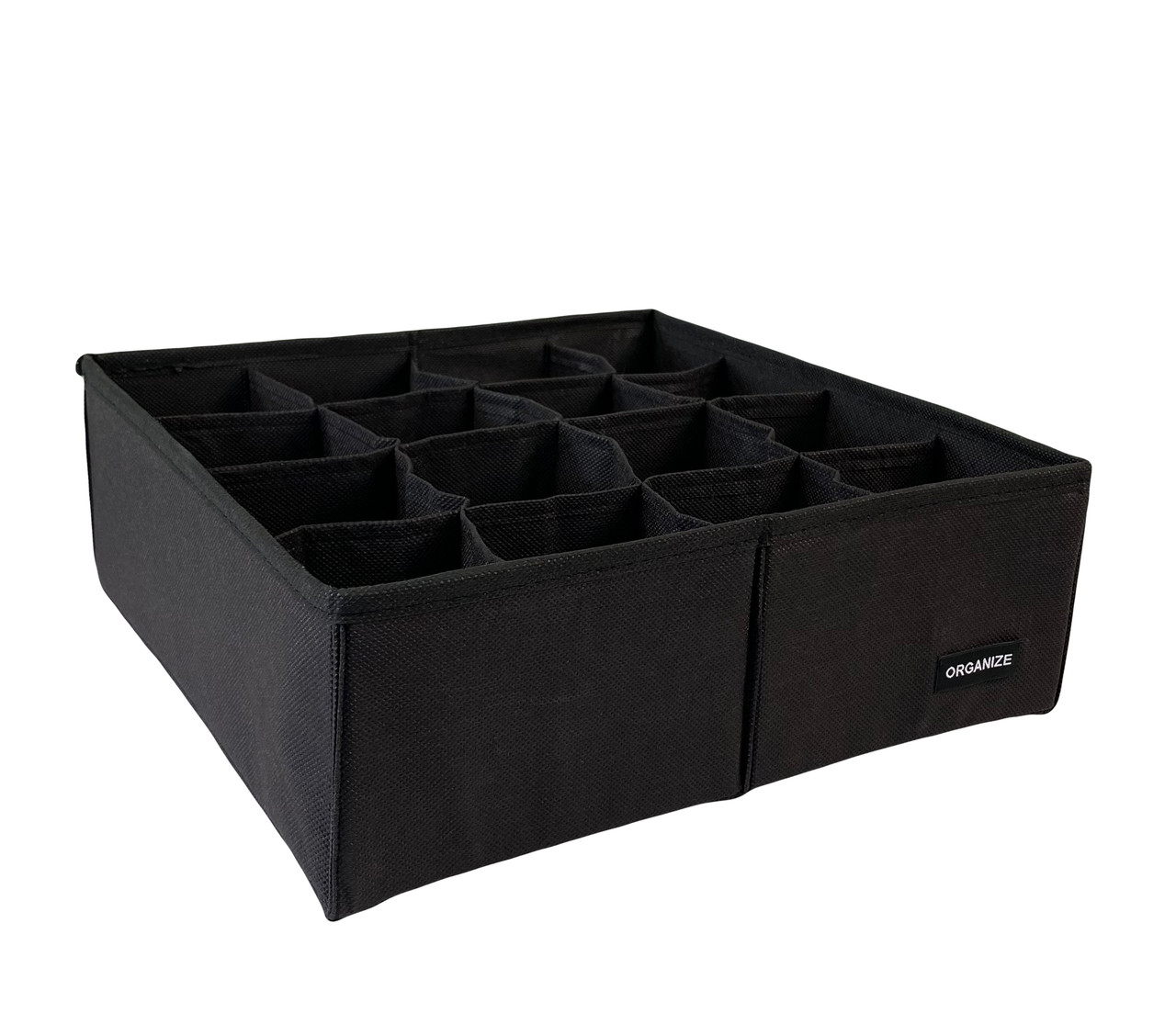 Органайзер ORGANIZE для білизни на 16 комірок 30х30х10 см ORGANIZE (чорний)