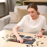 Фігурний дерев'яний пазл Гаррі Поттер Гоґвортс Експрес XL, фото 4