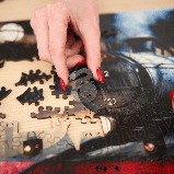 Фігурний дерев'яний пазл Гаррі Поттер Гоґвортс Експрес XL, фото 7