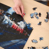 Фігурний дерев'яний пазл Гаррі Поттер Гоґвортс Експрес XL, фото 9