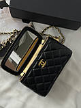Сумка Chanel Classic Black Lambskin чорний, фото 4
