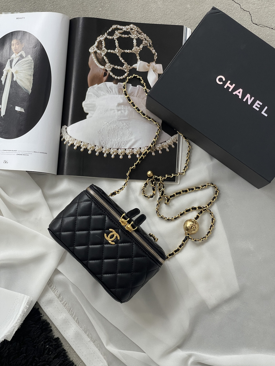 Сумка Chanel Classic Black Lambskin чорний, фото 1