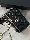 Сумка Chanel Classic Black Lambskin чорний, фото 8