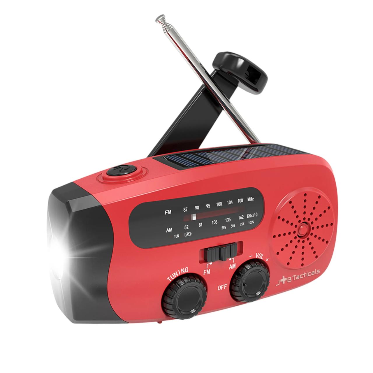 Радіо переносне аварійне з Powerbank'ом JB Tacticals JB-RAD-0004-RED, фото 1