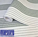 Шпалери вінілові на флізеліновій основі 10,05 × 0,53 Marburg 51610, сірі з білим для спальні, коридору, кабінету, фото 3