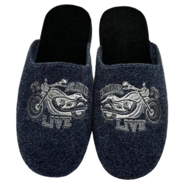 Чоловічі тапочки на поліуретановій підошві