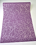 Шпалери вінілові на флізеліновій основі 10,05 × 0,53 Marburg 52132, фіолетові для спальні, вітальні та коридору, фото 6