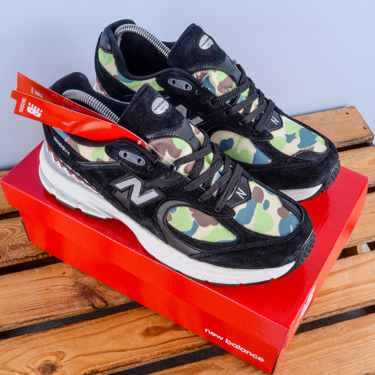 Чоловічі Кросівки New Balance 2002R чорні, фото 1