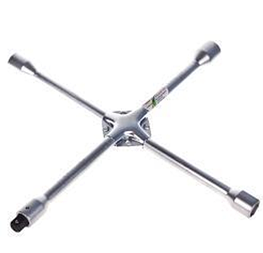 Ключ балонний "хрест" 17х19х21х22 1/2" посилений клепан. 1474DH-16 HANS - оригінал