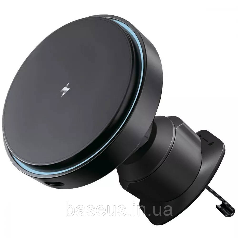 Автомобільний тримач із бездротовим зарядним пристроєм Proove Light Circle 15W, фото 1