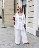 Костюм брючний Далі білий, фото 4