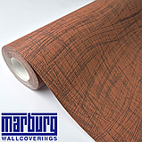 Шпалери вінілові 10.05 × 0.53 м Marburg 53115, коричневі для спальні, вітальні, кухні, коридору, ванної кімнати, фото 2