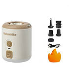 Promo Ціна! Насос для надувних меблів Naturehike CNK2300DQ022 + нічник + вентилятор, бежевий (6976507665971) - тільки на