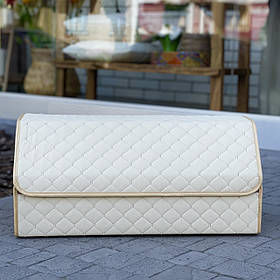 Органайзер у багажник, 65 см, бежевий, автомобільний органайзер у багажник