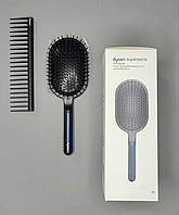 . Набір гребінців Dyson Supersonic Styling Set Prussian Blue Copper , синій з золотом, гребінець та масажна розчіска для волосся