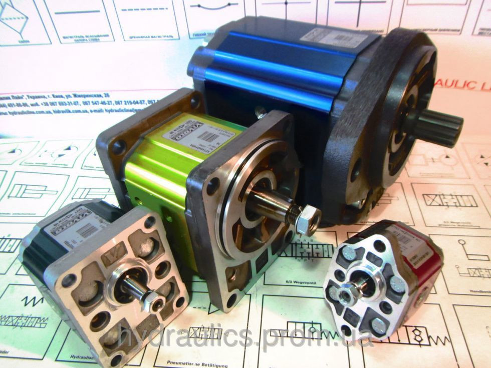 Насоси шестерні Vivoil, Bosch, Casappa, Parker, Sauer Danfoss, Marzocchi