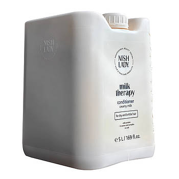 Кондиціонер для всіх типів волосся NishLady Milk Therapy 5л