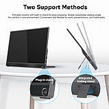 Портативний сенсорний монітор Sibolan 14" FullHD IPS Touchscreen з магнітним чохлом, фото 7