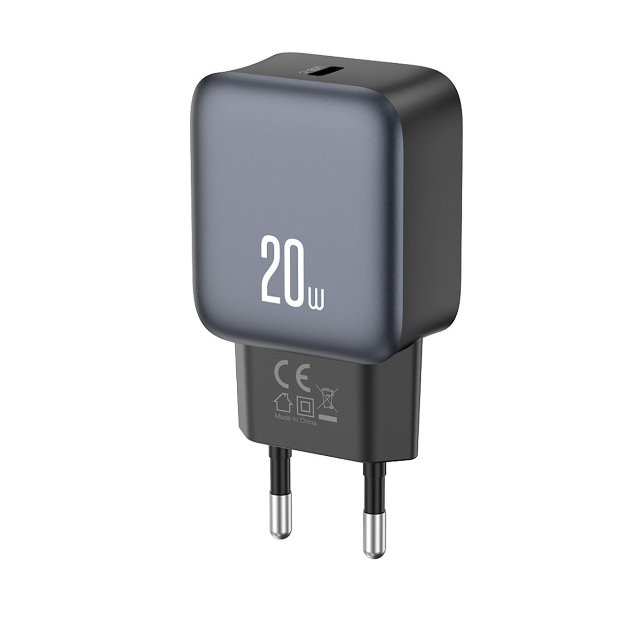 Мережевий зарядний пристрій XO L153 PD20W USB-C Black (L153.black)