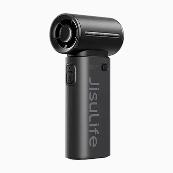 Портативний вентилятор JISULIFE Life9, 3600 мАг, 5 швидкостей, чорний