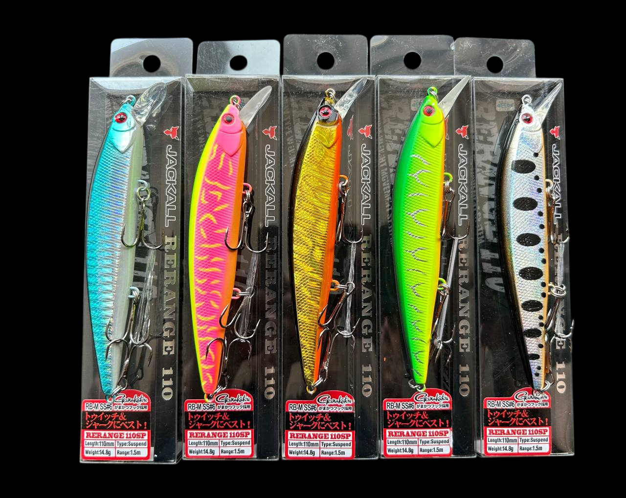 Воблер Fishing rerange 110sp 15g (набір 5шт) мінноу, для щуки та судака |, фото 1