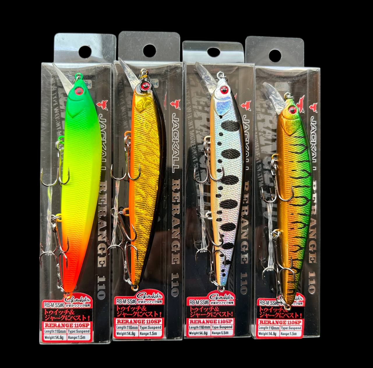 Воблер Fishing rerange 110sp 15g (набір 4шт) мінноу, для щуки та судака |, фото 1